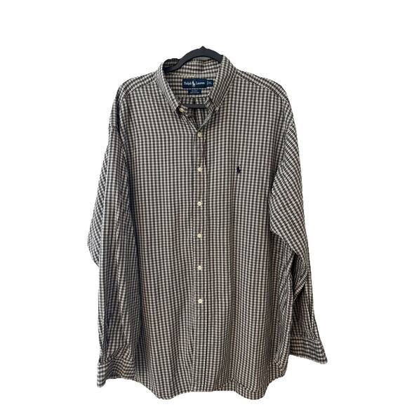 Ralph Lauren Blake Shirt Men's Size XL Long Sleeve Button Down 100% Cotton - Picture 1 of 8